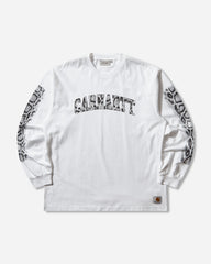 Men's Camo Snake Longsleeve T-Shirt White