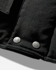 Men's Diagonal Flap Puff Jacket Black