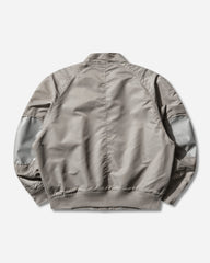 Men's Design Nylon Zip Jacket Grey