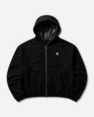 Men's Dog Mesh Zip Hoodie Black