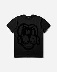 Men's Flocked Pup T-Shirt Black