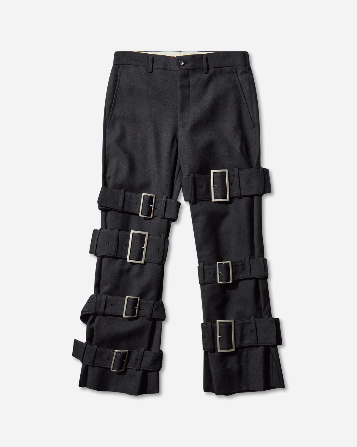 Men's Buckle Trousers Black