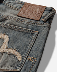 Men's Multi-Pocket Style Washing Jeans Indigo