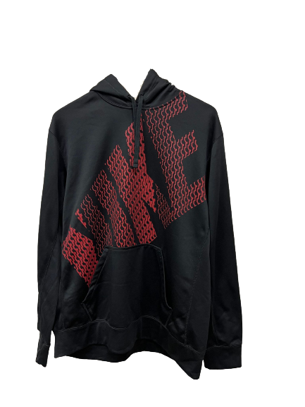 Vintage Nike Cross Body Logo Hoodie Large