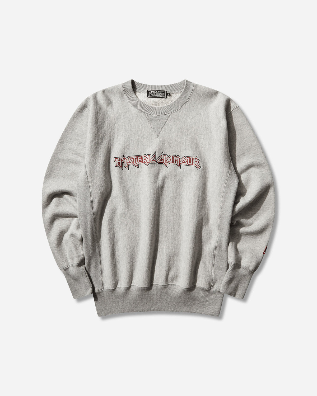 Men's Maiden Logo Embroidered Sweatshirt Grey