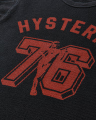 Men's Number 76 Longsleeve T-Shirt Black