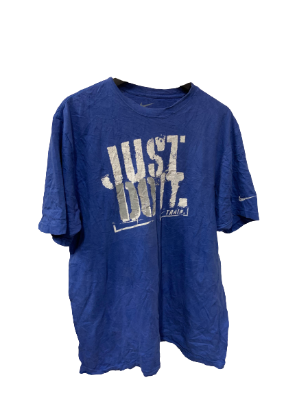 Vintage Nike Just Do It Blue T-Shirt X-Large