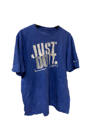 Vintage Nike Just Do It Blue T-Shirt X-Large