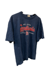 Vintage MLB St. Louis Cardinals Blue T-Shirt Large