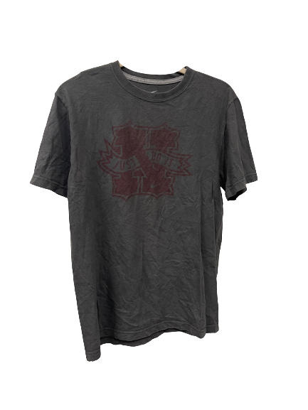 Vintage Nike Just Do It Dark Grey T-Shirt Medium