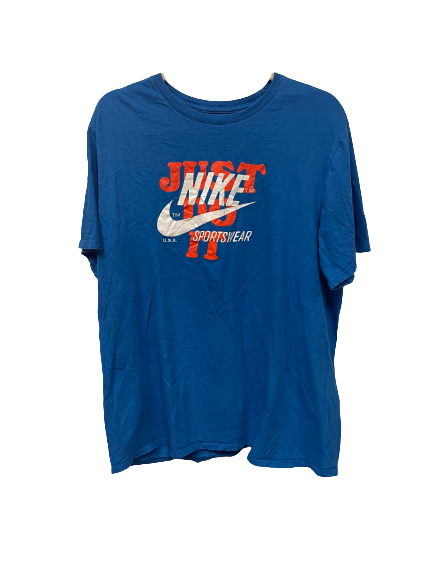 Vintage Blue Nike T-shirt Just Do It X-Large