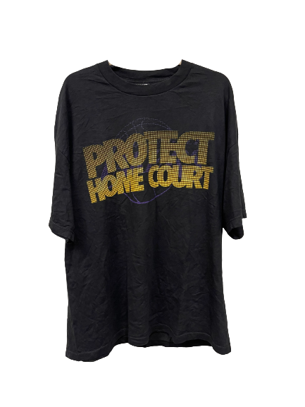 Vintage Protect Home Court Lakers Black T-Shirt XX Large