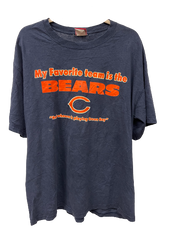 Vintage Chicago Bears My Favorite Team Blue T-Shirt XX Large