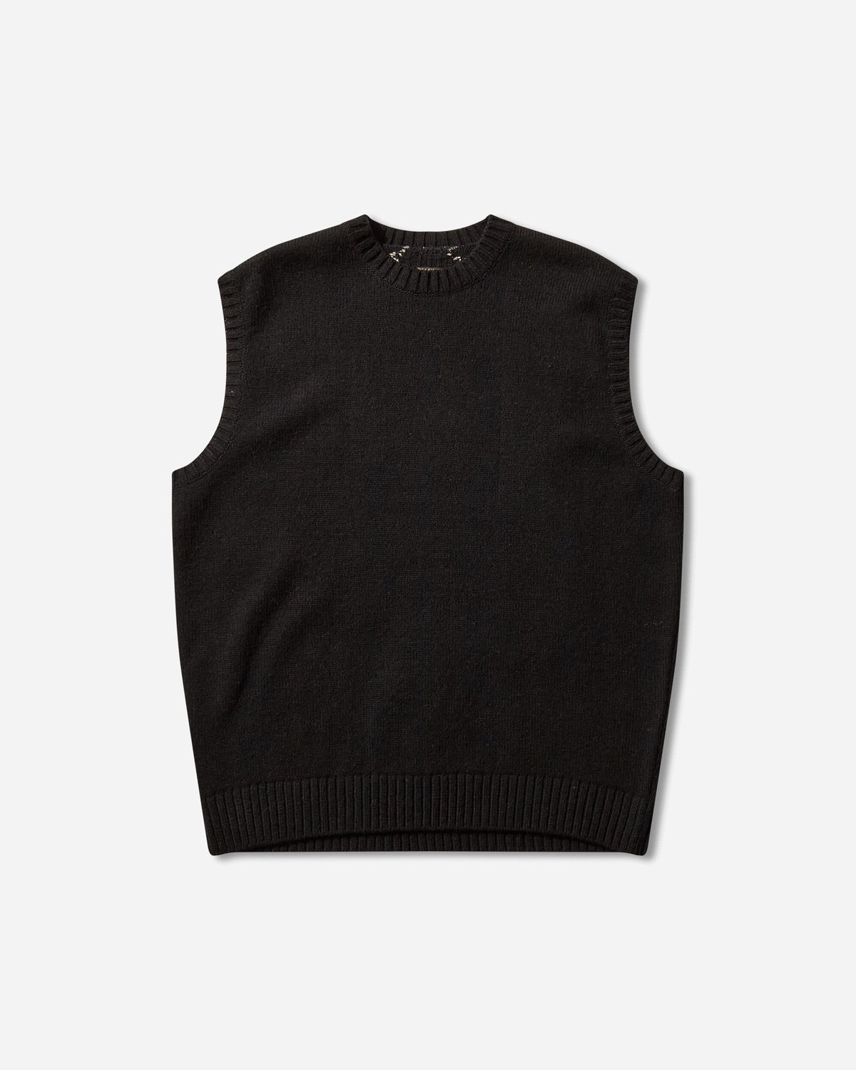 Men's 5G Wool Bone Vest Black
