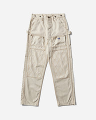 Men's Light Canvas Lumber Pants Ecru