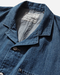 Men's 19th Century Sack Coat Rinse Indigo