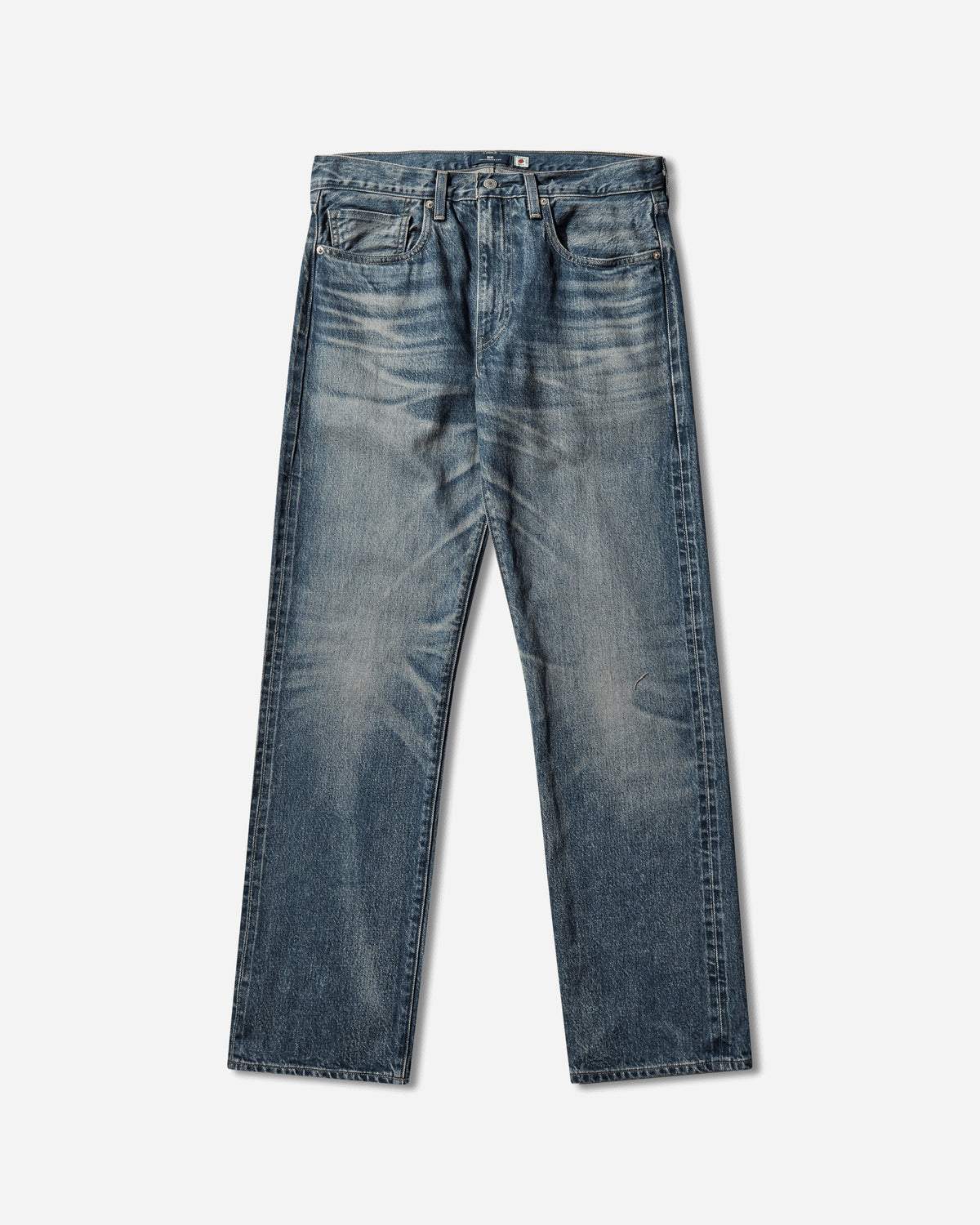 Men's Blue Tab Anchor Relaxed Jeans Blue