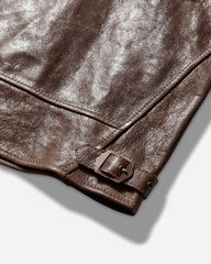 Men's Menlo Cossak Leather Jacket Neutral