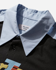 Longsleeve T-Shirt Shirt Blue / Black