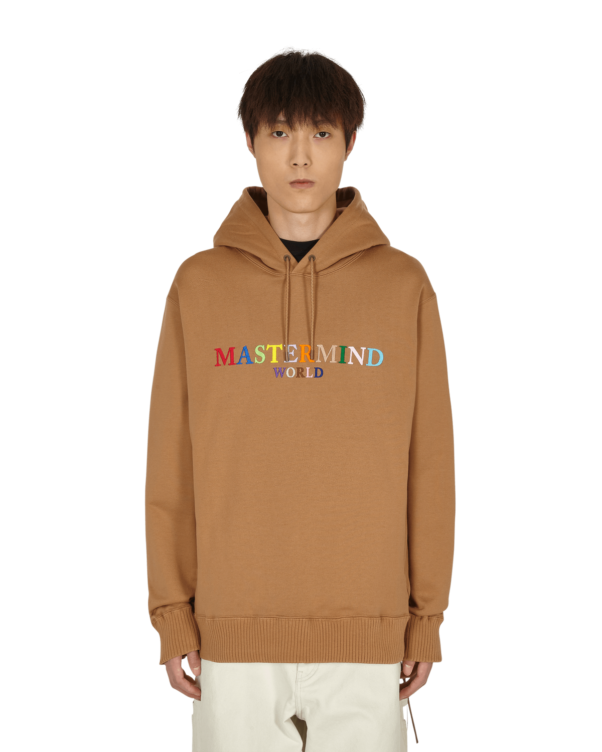 Logo Hooded Sweatshirt Brown