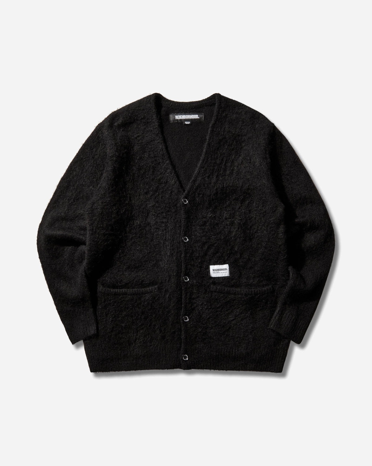 Men's Mohair Cardigan Black