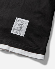 Men's BW Layered Trim Longsleeve T-Shirt Black