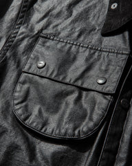 Men's Coated Field Jacket Black
