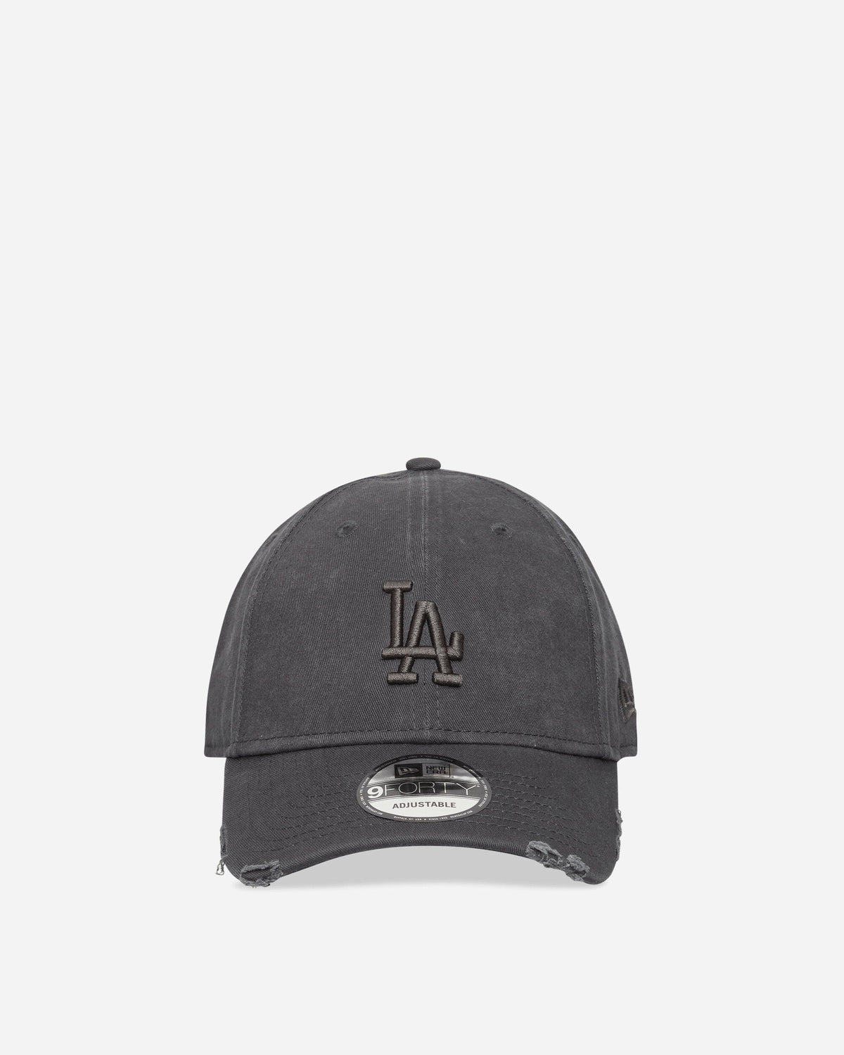 LA Dodgers MLB Washed Distressed 9FORTY Cap Charcoal