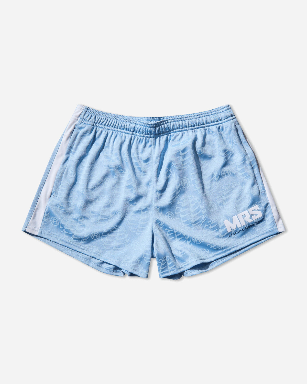 Men's Martine Rose Football Shorts Psychic Blue