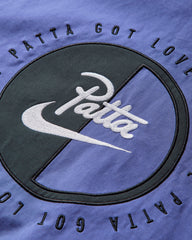 Men's Patta Tracksuit Jacket Particle Grey / Sapphire