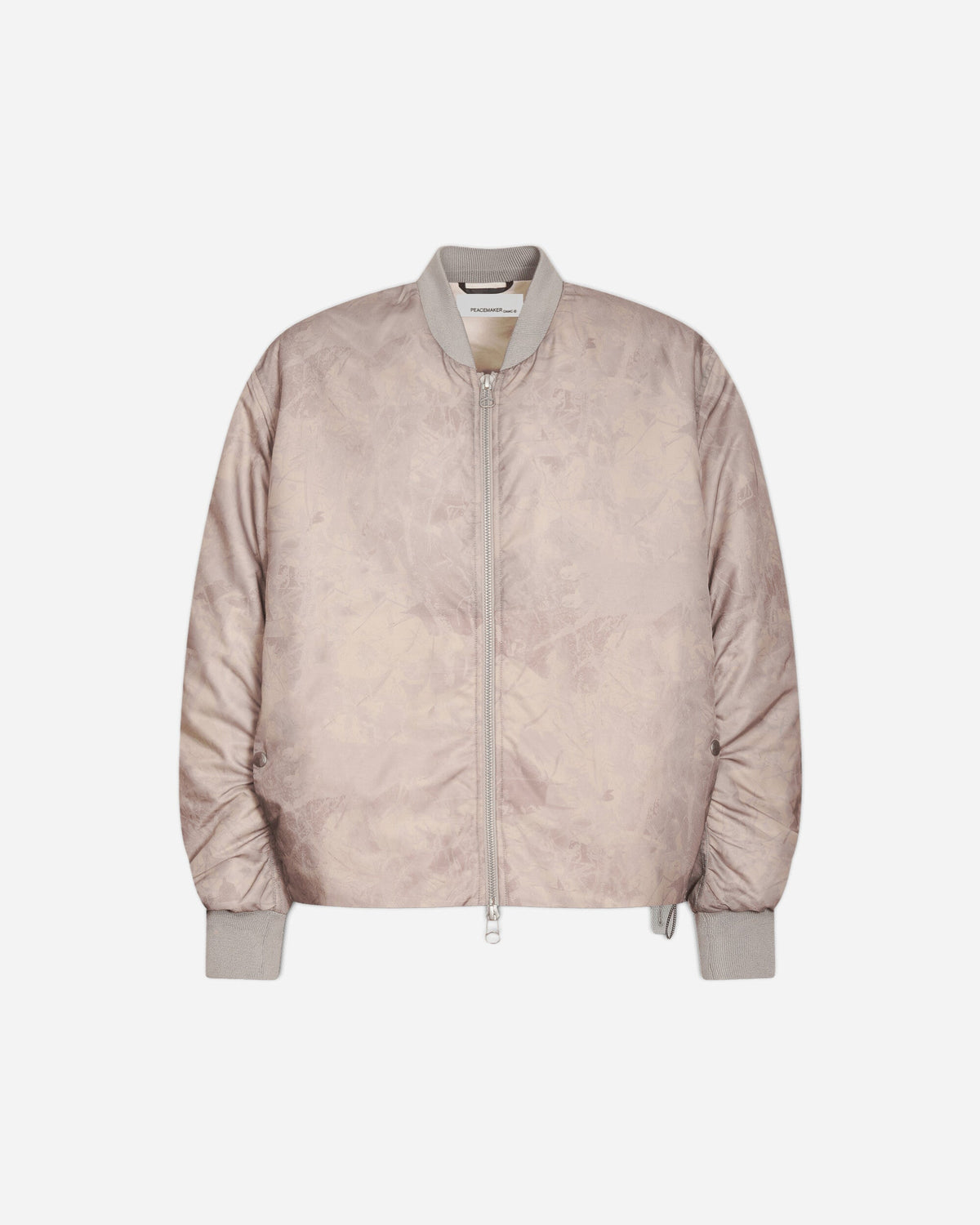 Men's Minimal Bomber Jacket Foliage Print