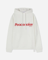 Men's Flower Loose Fit Hoodie Snow White