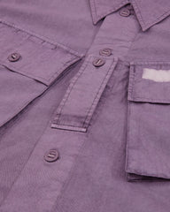 Men's Military Cargo Shirt Lilac
