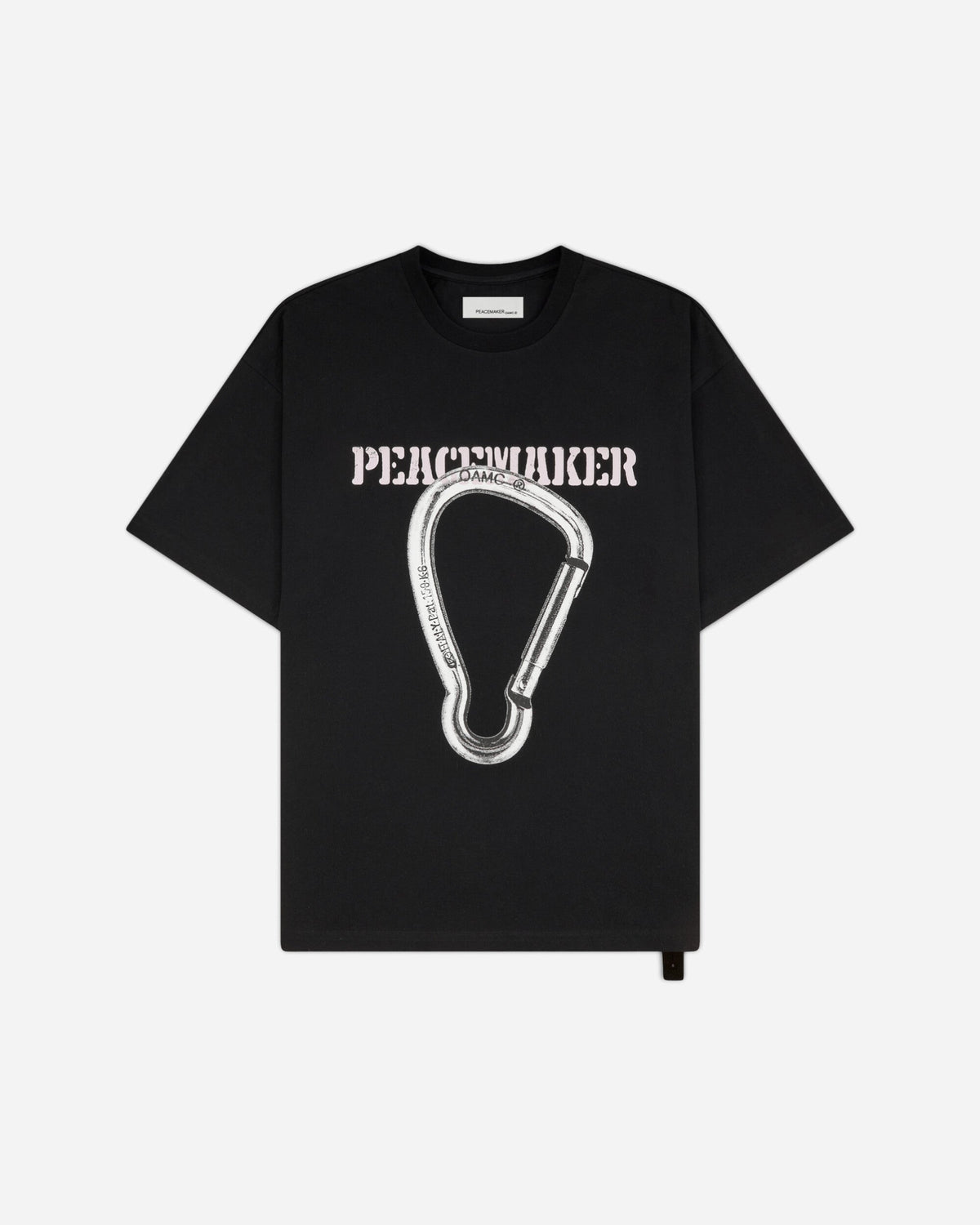 Men's Carabinier Print Loose Fit T-Shirt Black