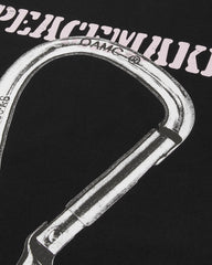 Men's Carabinier Print Loose Fit T-Shirt Black