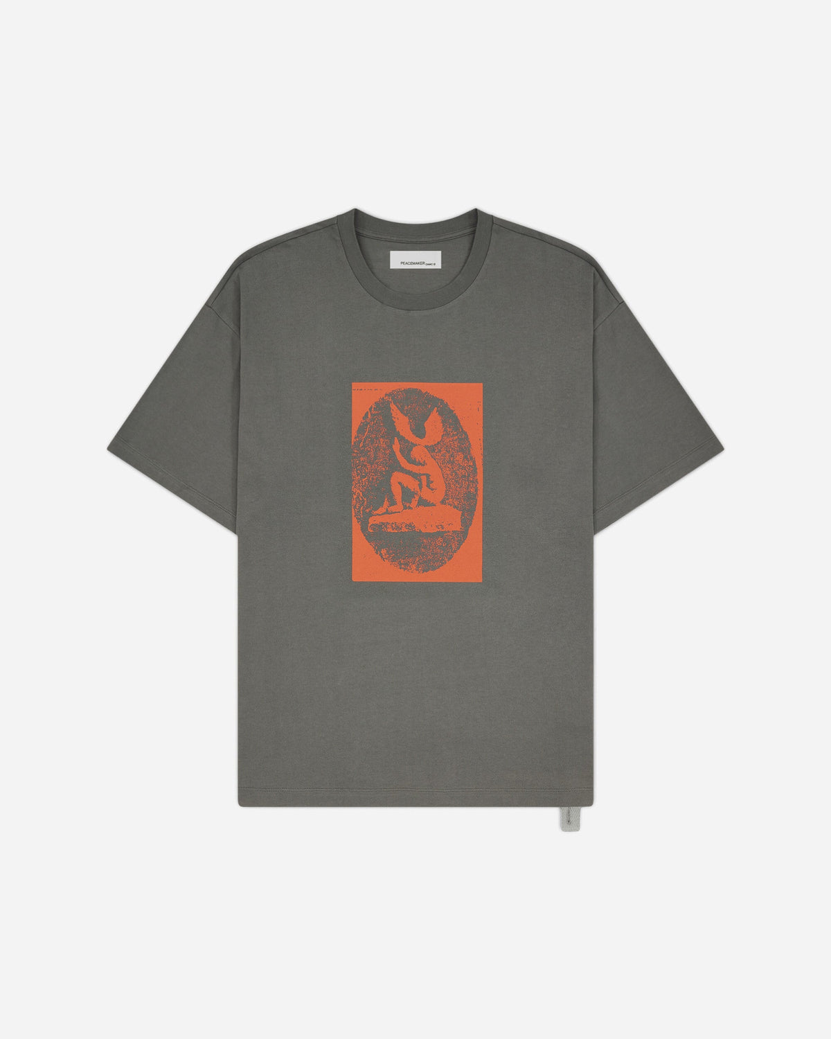 Men's Dynamo Print Loose Fit T-Shirt Gray