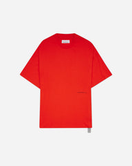 Men's Dogs Print Oversized Fit T-Shirt Red