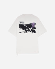 Men's Landscape Print Pocket T-Shirt White