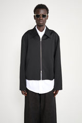 Our Legacy Mini Jacket Worsted Wool Black