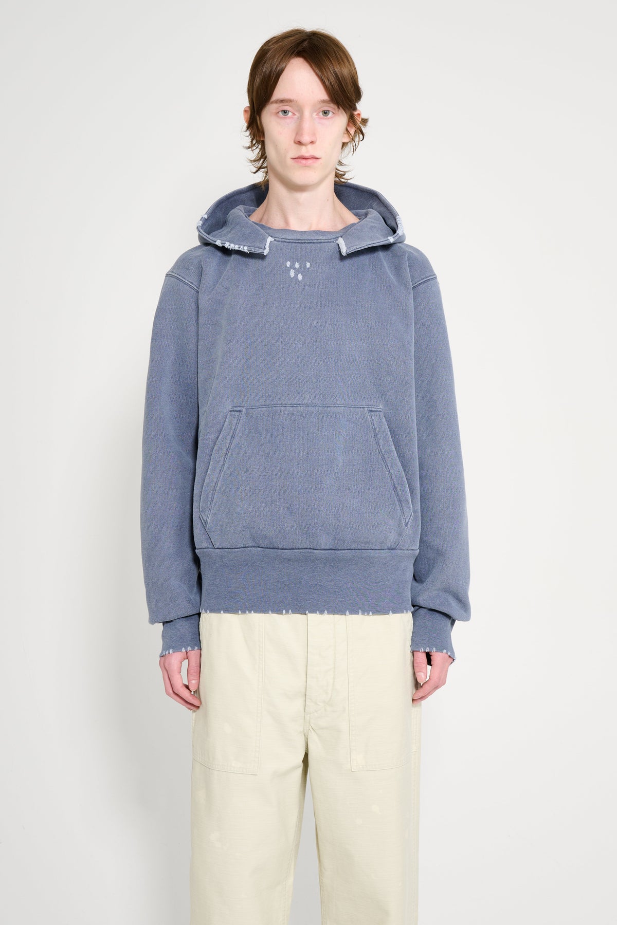 Our Legacy Relic Hoodie Blue 1000 Points Print