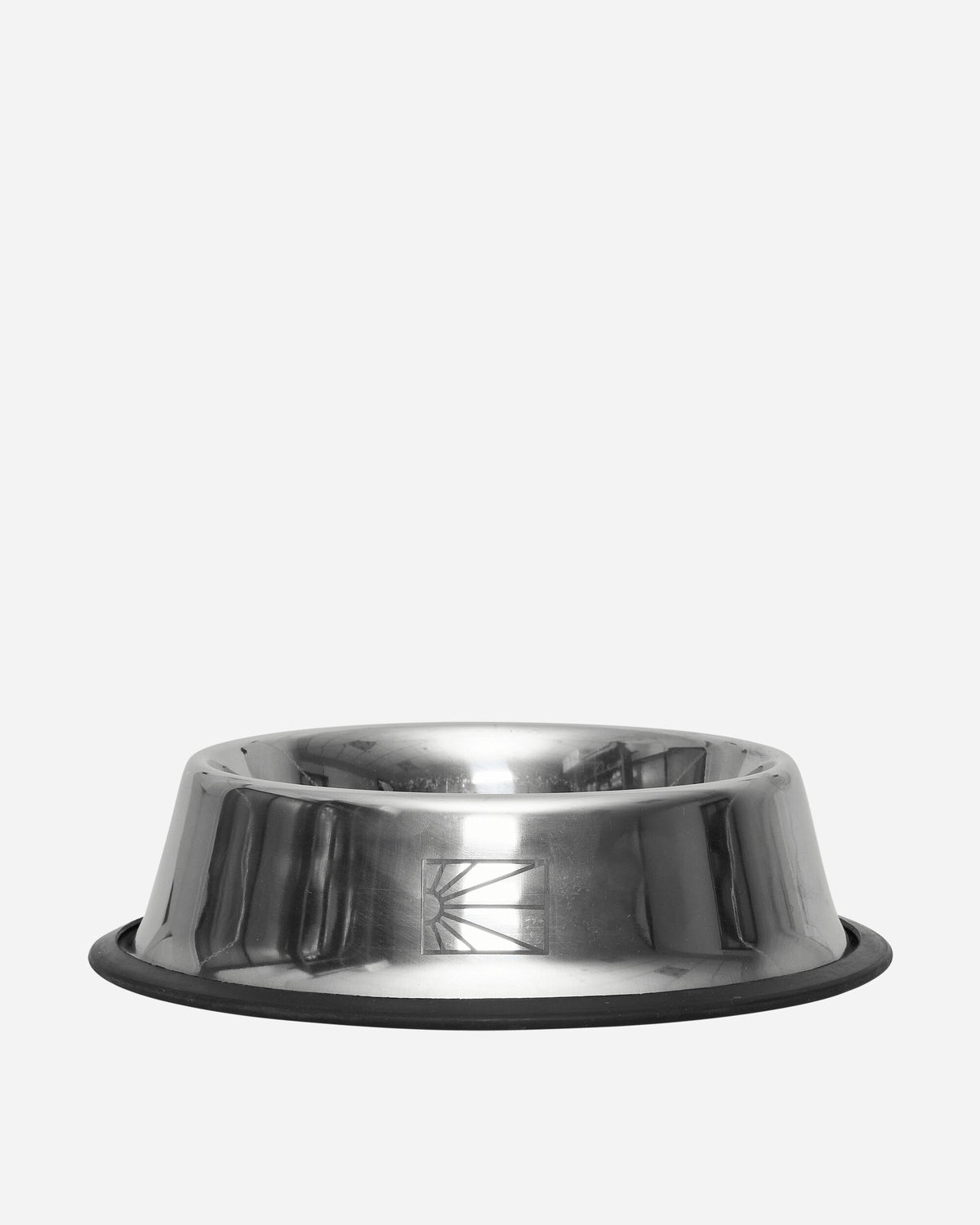 Keep Dancing Dog Bowl Metal Silver