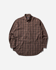 Men's Checked Shirt Brown