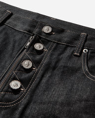 Men's Paneled Hybrid Denim Pants Indigo / Leather