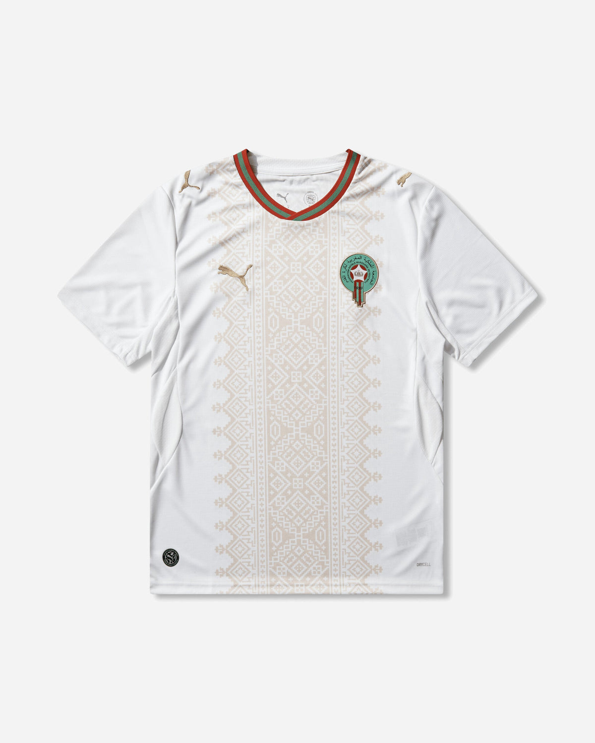 Men's Morocco 2026 Away Jersey White / Victory Gold