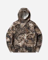 Men's Lio UPF 50+ Baselayer Moth Print Long Sleeve Hoodie Brown