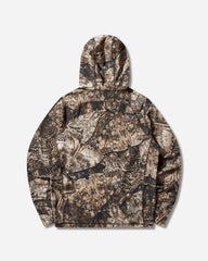 Men's Lio UPF 50+ Baselayer Moth Print Long Sleeve Hoodie Brown