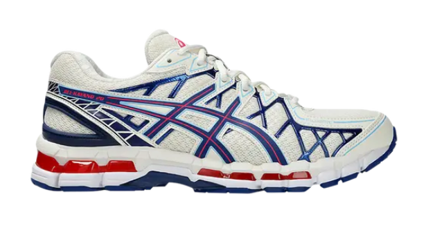 Asics Gel-Kayano 20 Cream Blue Red