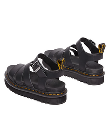 Dr. Martens Blaire 3 Strap Sandal Black Athena