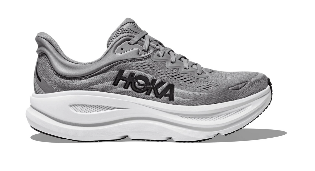 HOKA BONDI 9 GALACTIC GREY STELLAR GREY WIDE MEN'S