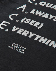 Men's Ghost Dog P.E.A.C.E. T-Shirt Black